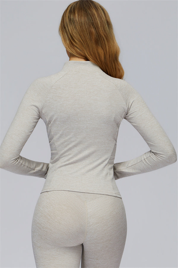 The Radiance Jacket Racerback Sports Bra Leggings 3-Piece Set