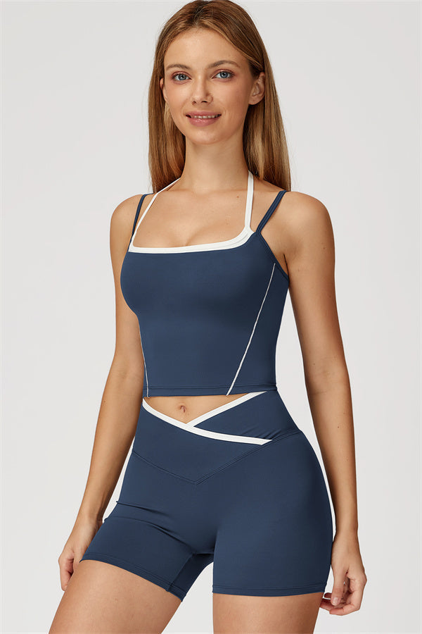 The Radiant Crop Top Shorts 2-Piece Set