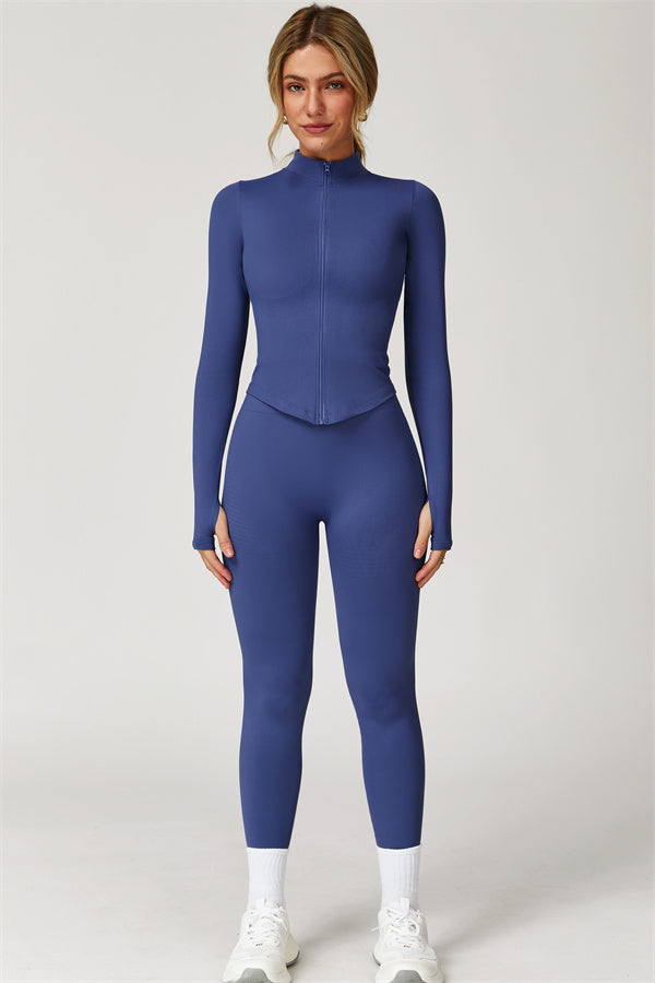 The Delight Jacket Sports Bra Leggings 3-Piece Set