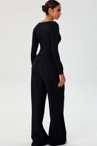 The Rush Long Sleeve T-shirt Sweatpants 2-Piece Set