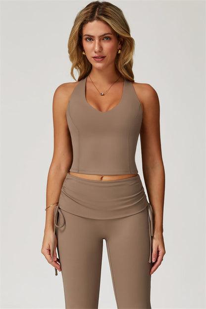 The Echo Tank Top Flared Leggings 2-Piece Set
