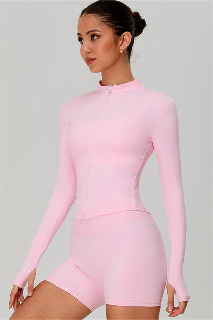 The Jewel Zip Jacket Shorts 2-Piece Set