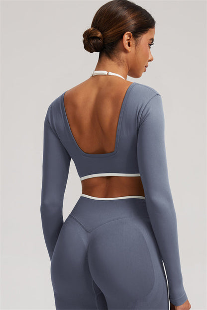 The Elevate New Long Sleeve Crop top