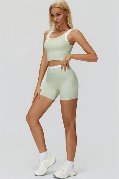 The Canyon Crop Tank Shorts 2-Piece Set