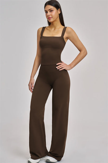 The Swoon Tank Top Flared Leggings 2-Piece Set