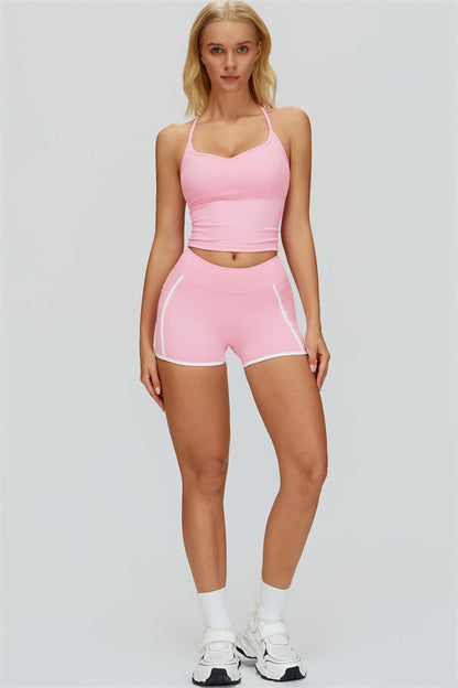 The Whisper Crop Top Shorts 2-Piece Set