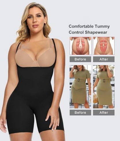 Open-Bust Shapewear Bodysuit | Tummy Control & Butt Lifter