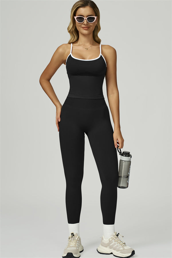 The Prime Line Crop Top Leggings 2-Piece Set