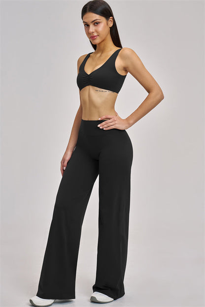 The Swoon Sports Bra Flared Leggings 2-Piece Set