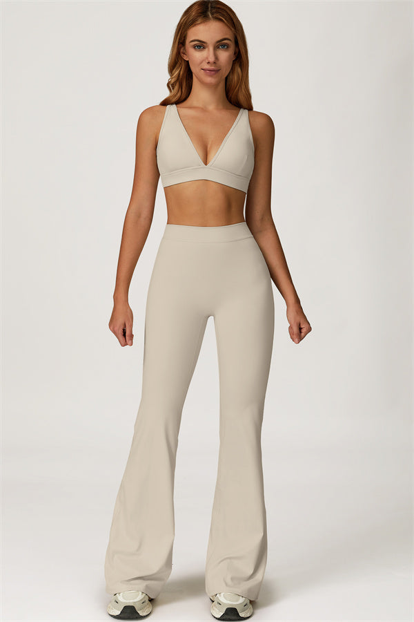 The Axis Sports Bra Flared Leggings 2-Piece Set