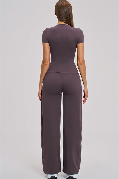 The Dynamic T-shirt Straight Leg Pants 2-Piece Set