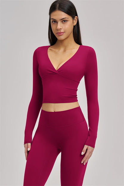 The Swoon Long Sleeve Crop top