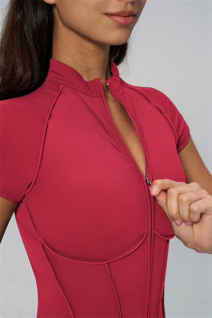 The Anew Zipper Romper