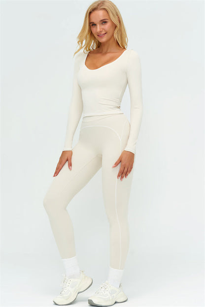The Amara Long Sleeve T-shirt Leggings 2-Piece Set