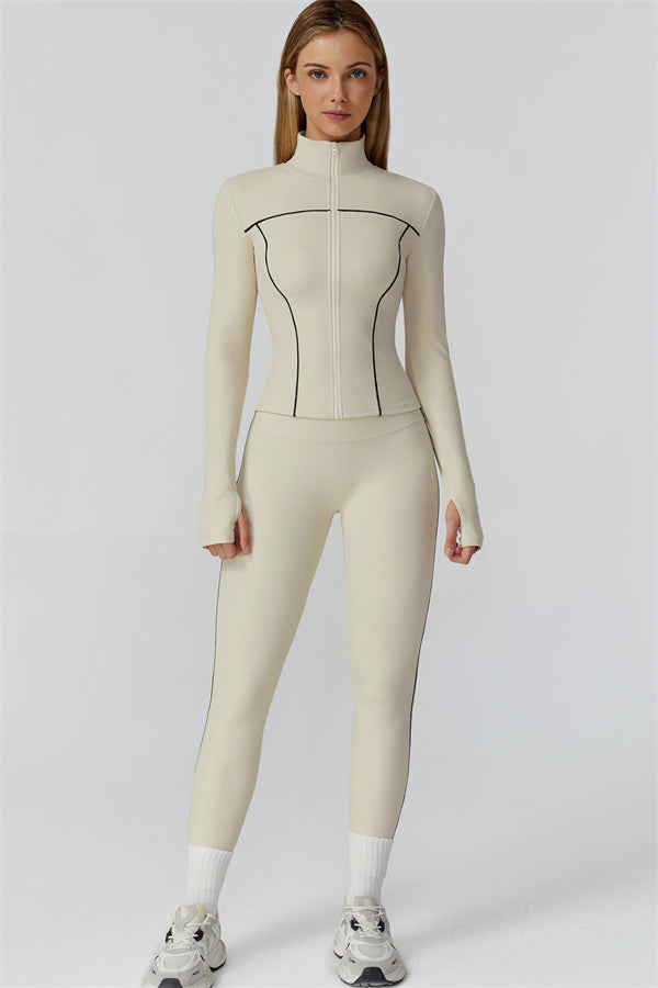 The Venus Zip Top Leggings 2-Piece Set