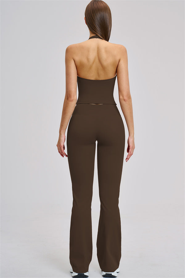 The Zestful Tank Top Flared Leggings 2-Piece Set