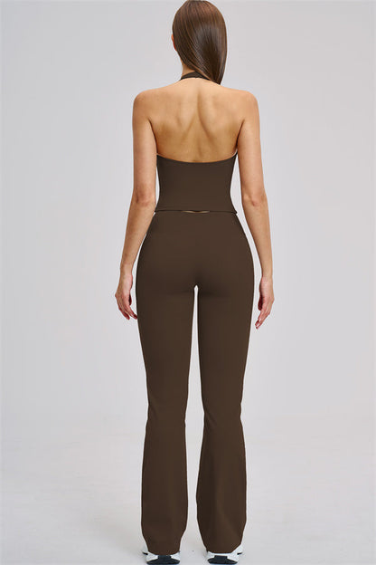 The Zestful Tank Top Flared Leggings 2-Piece Set