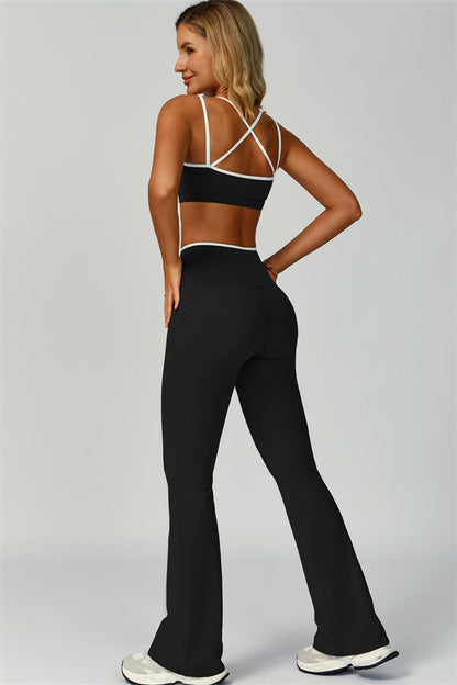 The Quest Sports Bra Flared Leggings 2-Piece Set