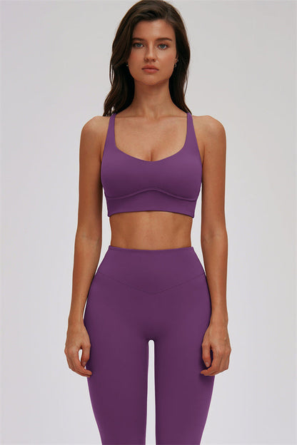 The Kinetic Cross Back Sports Bra Leggings 2-Piece Set