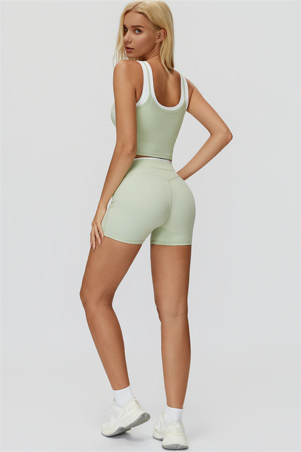 The Canyon Crop Tank Shorts 2-Piece Set