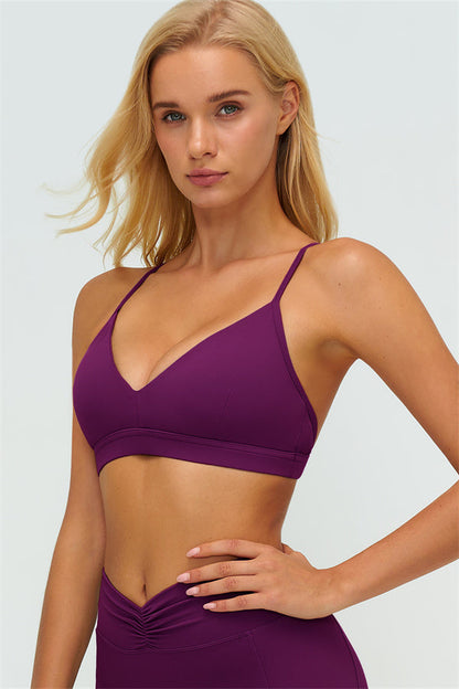 The Lushness Y-Back Sports Bra Shorts 2-Piece Set