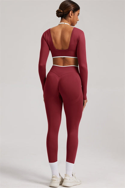 The Elevate Long Sleeve Crop top