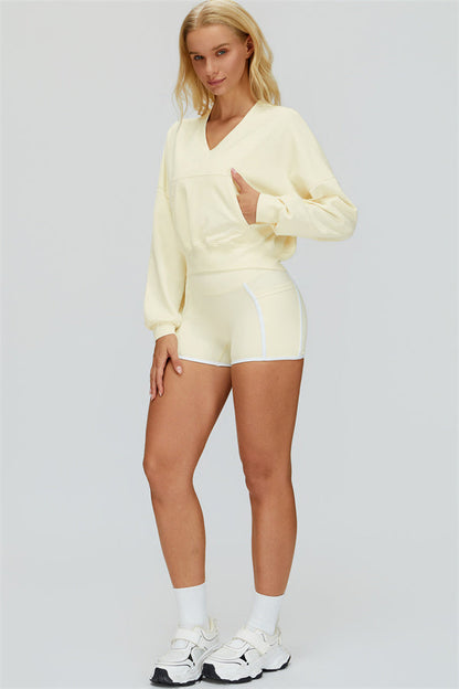 The Whisper V-Neck Hoodie