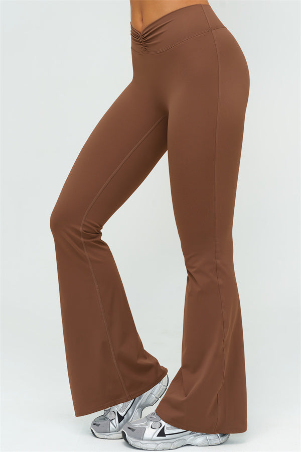 The Lushness Y-Back Sports Bra Flared Leggings 2-Piece Set