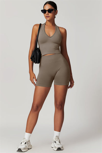 The Delight Halter Top Shorts 2-Piece Set
