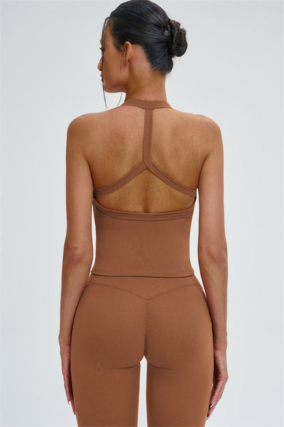 The Slate Y-Back Top