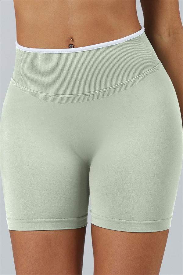 The Elevate Long Sleeve Crop top Shorts 2-Piece Set