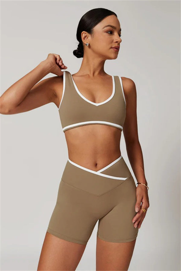 The Stamina Sports Bra Shorts 2-Piece Set