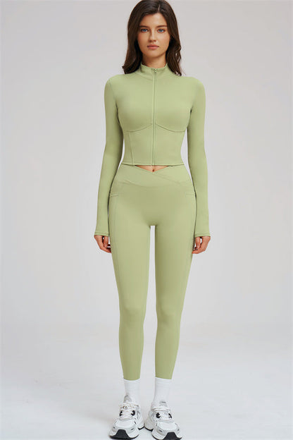 The Sizzle Zip Jacket Leggings 2-Piece Set