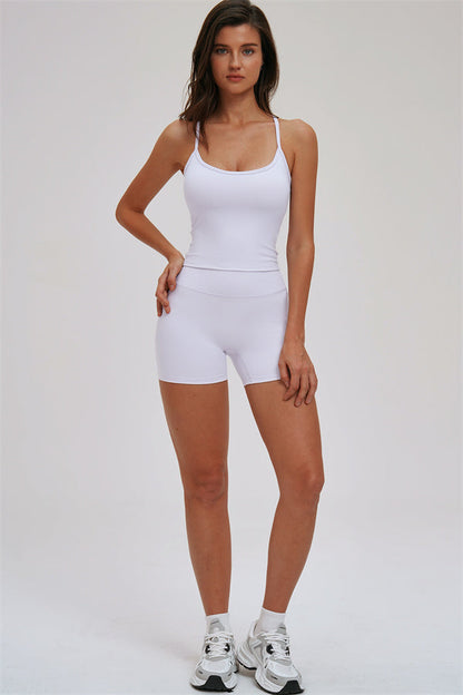 The Svelte Cross Back Tank Top