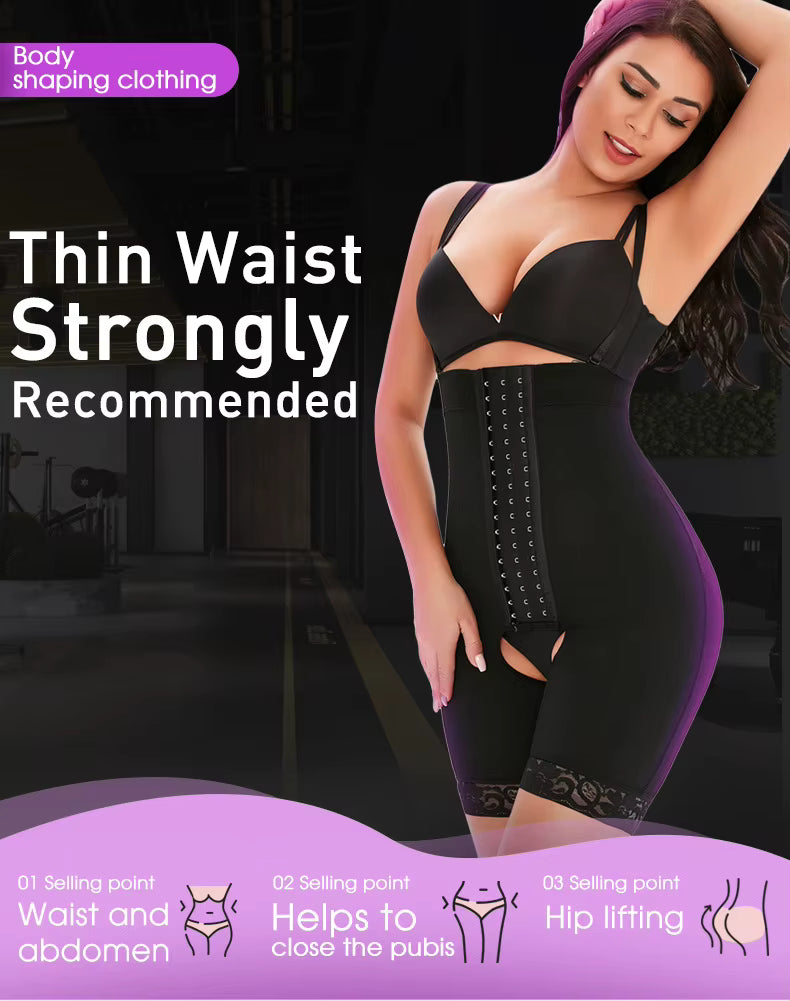 Butt Lifter, Thigh Slimmer & Tummy Control Push-Up Shapewear Corset for Women
