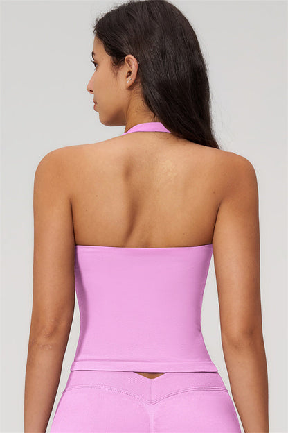 The Empower Halter Crop Top