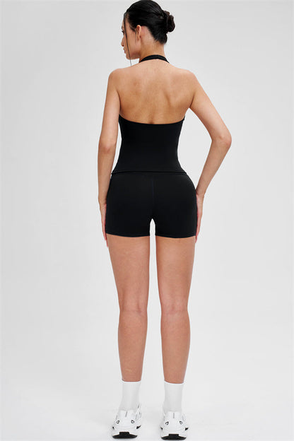 The Stride Crop Top Isabella Shorts 2-Piece Set