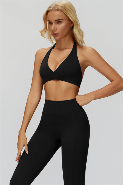 The Fyra Sports Bra Flared Leggings 2-Piece Set