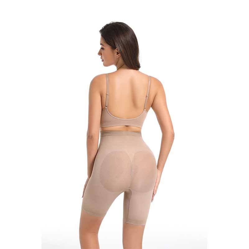 New Design BBL Effect Shapewear Set – Mid Thigh High Stretch Spandex Shaper Shorts with Bra & Underwear for Women