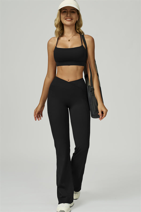 The Flourish Sports Bra Flared Leggings 2-Piece Set