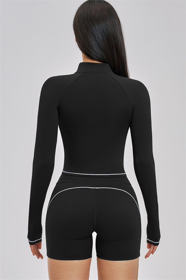 The Unbound Jacket Sports Bra Shorts 3-Piece Set