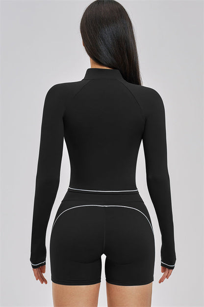 The Unbound Jacket Sports Bra Shorts 3-Piece Set