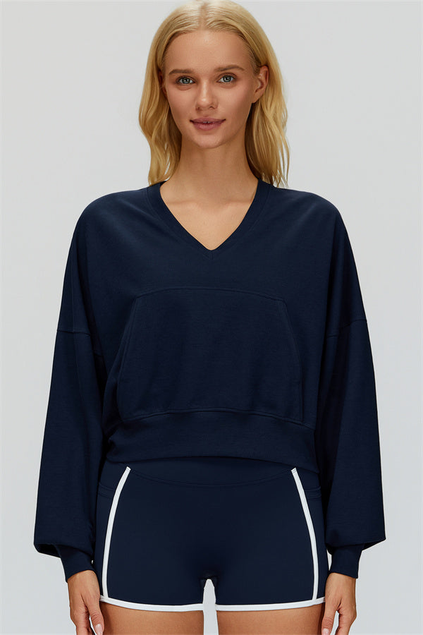 The Whisper V-Neck Hoodie