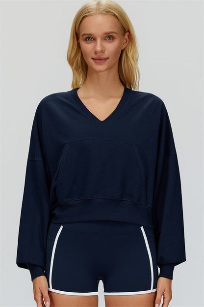 The Whisper V-Neck Hoodie