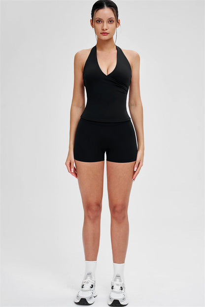The Stride Crop Top Isabella Shorts 2-Piece Set