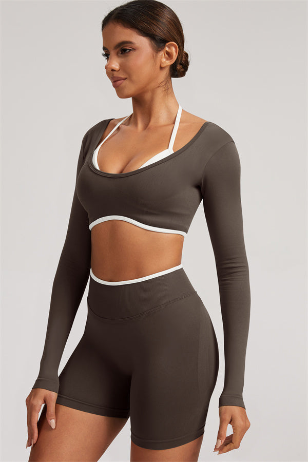 The Elevate Long Sleeve Crop top