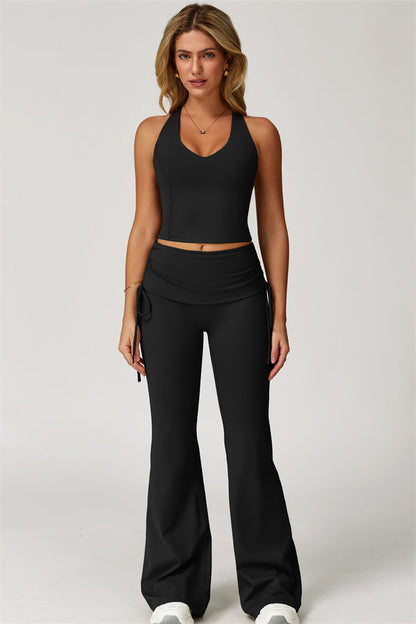 The Echo Tank Top Flared Leggings 2-Piece Set