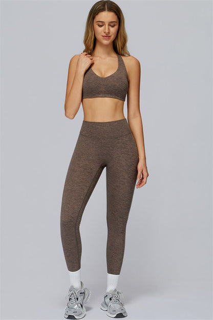 The Radiance Racerback Sports Bra Leggings 2-Piece Set