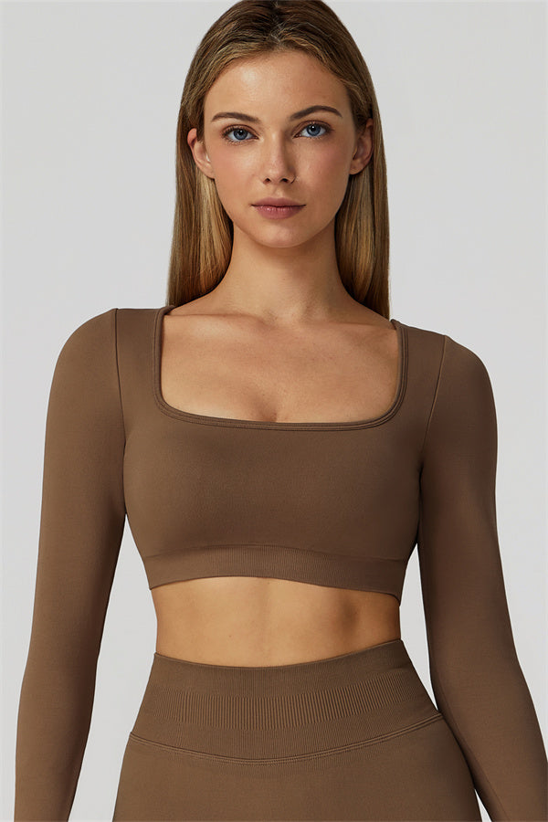 The Reign Long Sleeve Crop Top