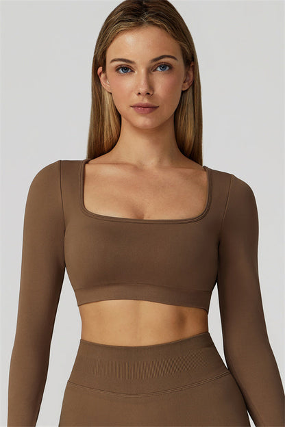 The Reign Long Sleeve Crop Top